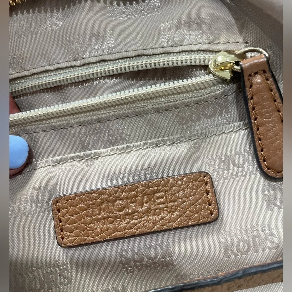 Michael Kors Bag Elegant Brown Leather
